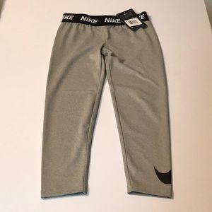 NWT - Girls NIKE grey Dri-Fit leggings